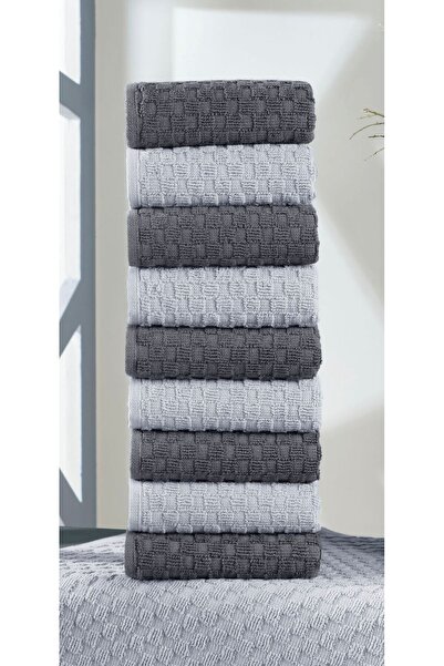 SHAL HOME 100% бавовна, 10 штук, 50*30 см, набір рушників для рук і обличчя