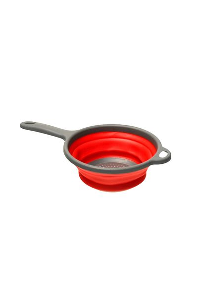Cyrax Red foldable pasta colander, 18 cm