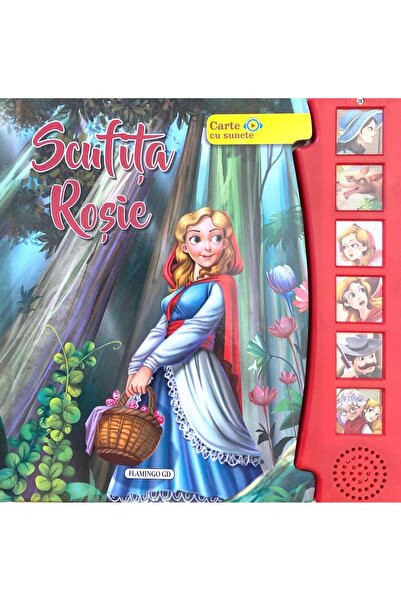 Editura Flamingo GD Scufita Rosie. Carte cu sunete