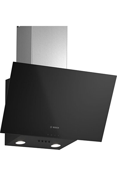 Bosch Series 2, Wall-Mounted Cooker Hood, 60 cm, Clear Glass Black Printed