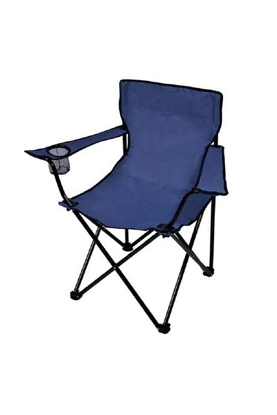 OEM Scaun pliabil pentru camping, dimensiune 54x54x87 cm, Albastru