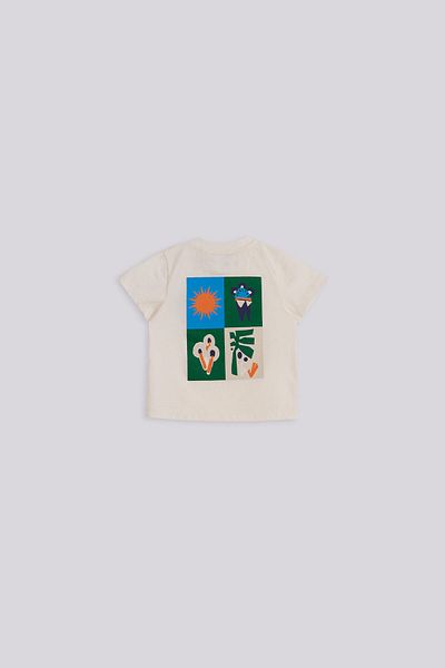 GB Baby Baby Boy Ecru Tshirt