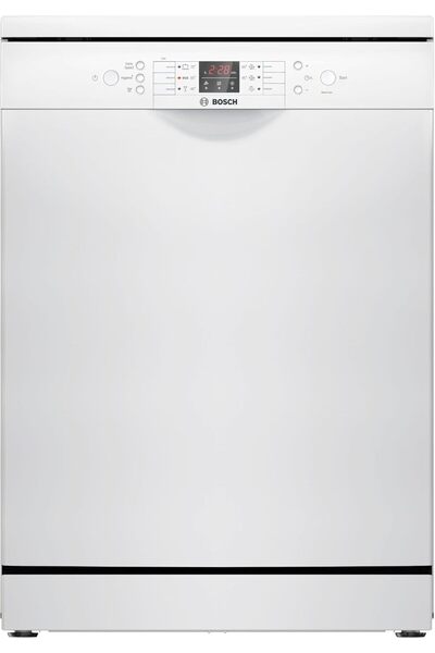 Bosch Series 2 Free-Standing Dishwasher, VarioSpeed, HygienePlus 60 cm, White