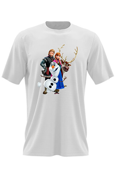 OEM Tricou barbati Elsa Frozen Anna Olaf Hans