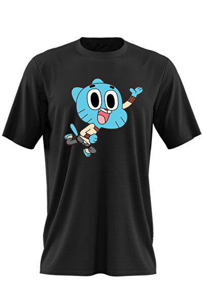 OEM Tricou barbati Lumea lui Gumball Pisic Karate Motanel