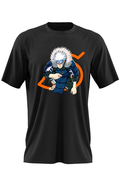 OEM Men's T-shirt Naruto Senju Hashirama Anime Chain