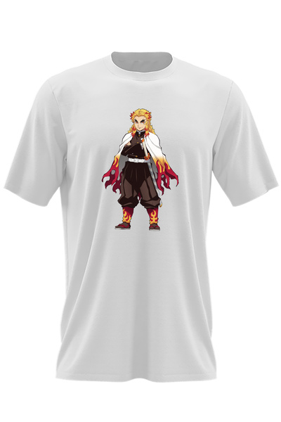 OEM Tricou barbati Demon Slayer Kyojuro Samurai