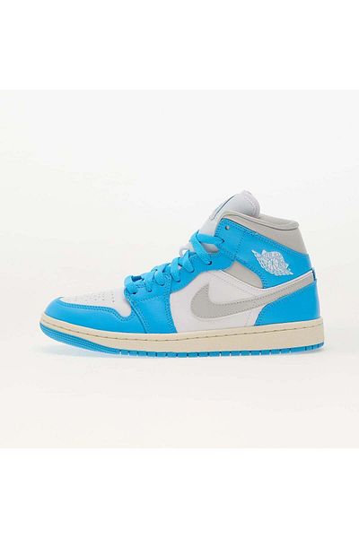 JORDAN Air 1 Mid "Dk Powder Blue/ Neutral Grey-White"