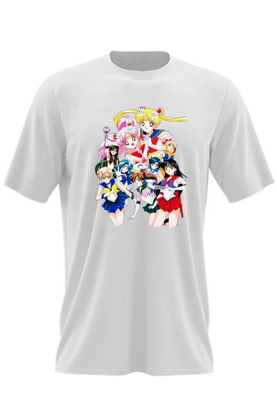 OEM Tricou barbati Sailor Moon Toata Echipa Naoko Takeuchi Anime