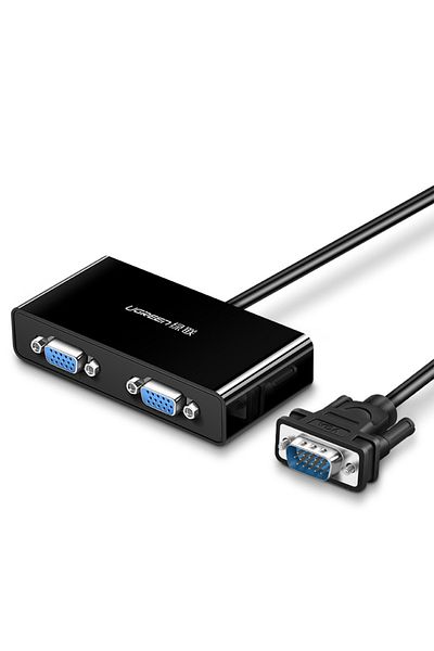 Ugreen Rozdzielacz ekranów monitorów adapter Video VGA - 2x VGA czarny