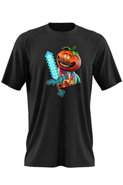 OEM Tricou barbati Tomato Fortnite Minecraft Diamond Sword