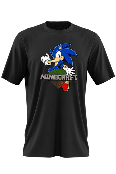 OEM Tricou barbati Sonic the Hedgehog Minecraft Joc Game