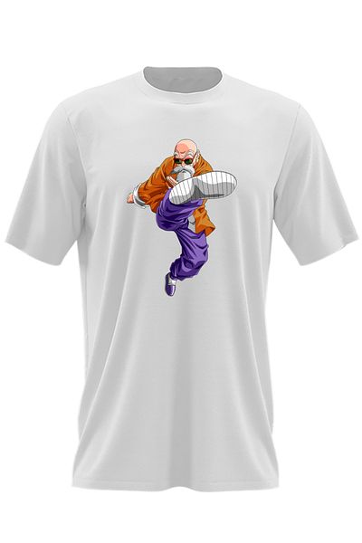 OEM Men's T-shirt Dragon Ball Z Master Roshi Sensei Coach Dascal