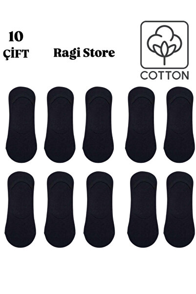 ragi store 10-пакет черни мъжки чорапи до глезена