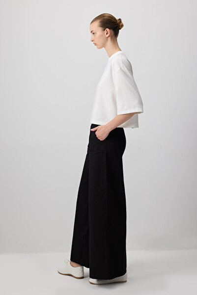 Touché Privé Elastic Waist Gabardine Trousers