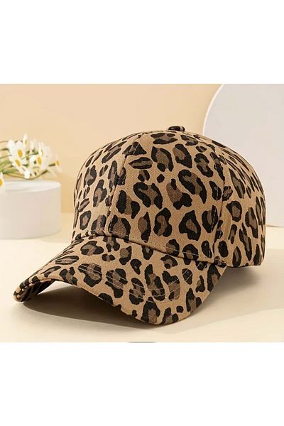 ACAR TAKI Leopard Pattern Hat Acr5125