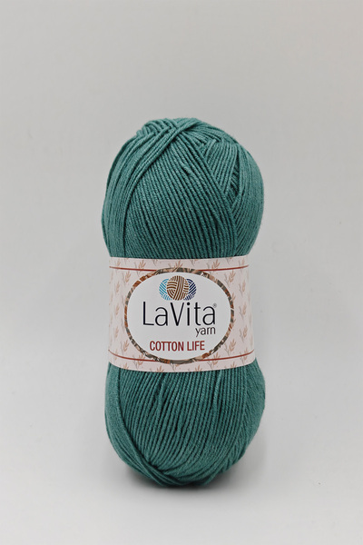 LaVita Yarn Cotton Life pređa za ručno pletenje 50% P Pamuk 50% A Akril 100gr...