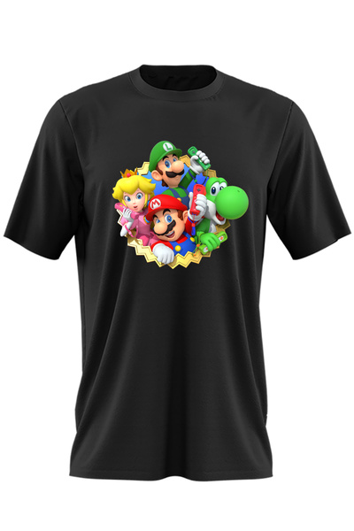 OEM Tricou barbati Super Mario Bros All Team 3D Odyssey Game