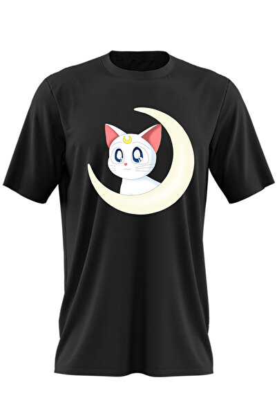 OEM Ανδρικό T-shirt Sailor Moon Artemis Love Gift Anime Love