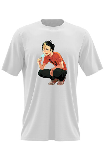 OEM Мъжка тениска Haikyuu Nishinoya Yuu Волейболен сладолед Haikyu!!