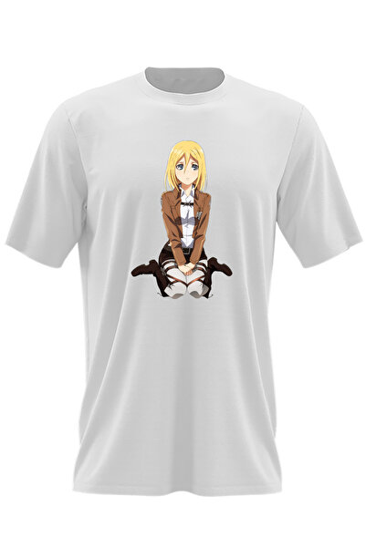 OEM Men's T-shirt Attack on Titan Annie Blonde Anime Girl
