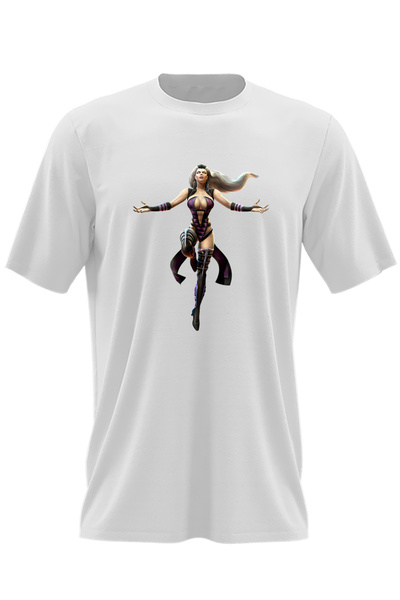 OEM Tricou barbati Mortal Kombat Sindel Shao Kahn Violet Gold Hair