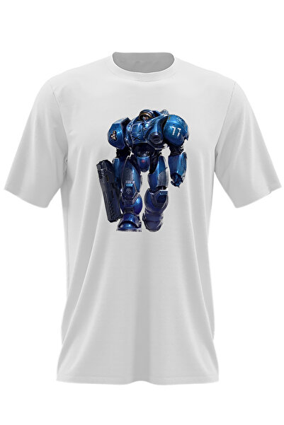 OEM Men's T-shirt StarCraft 2 Terran Unit Star Craft Game