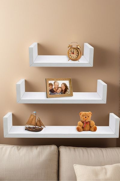 COOYA easy to assemble Storage rack, floating wall mounted shelf, suitable for bedrooms and living rooms