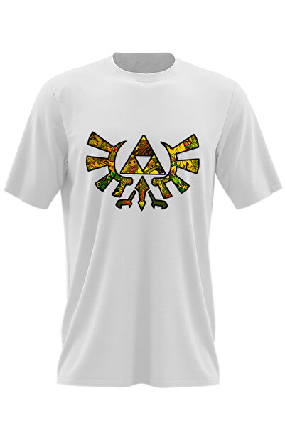 OEM Tricou barbati Legend of Zelda Logo Mozaic Breath Sky