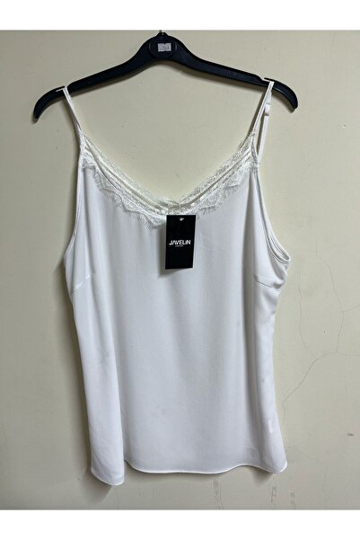 Javelin Collection Lace Collar Bluz with Adjustable Straps