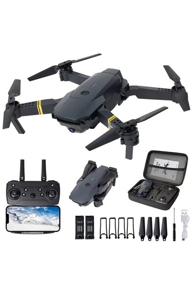 SIGHTZER ÇİFT BATARYALI ÇİFT KAMERALI DRONE UZAKTAN KUMANDALI APP DESTEKLİ PERVANE KORUMALIKLI QUADCOPTER