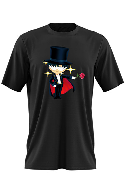 OEM Tricou barbati Sailor Moon Tuxedo Manga Chibi Anime