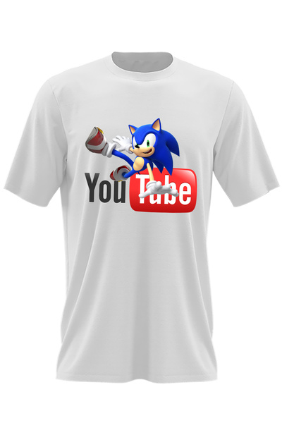 OEM Tricou barbati Sonic the Hedgehog Youtube Youtuber Creator