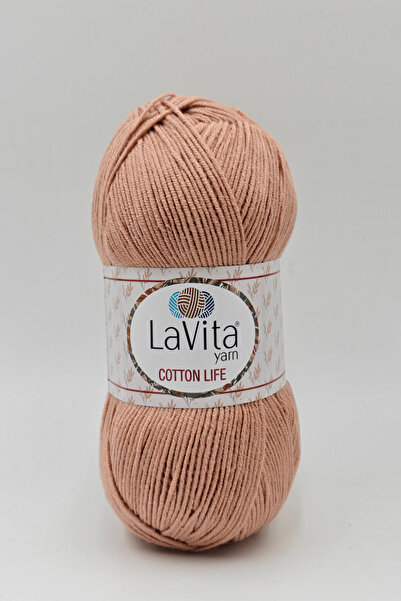 LaVita Yarn Cotton Life pređa za ručno pletenje 50% P Pamuk 50% A Akril 100gr...