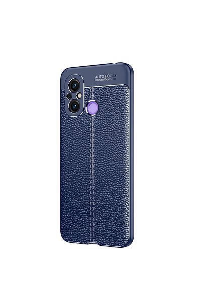 xemu غطاء حماية سيليكون لهاتف Redmi 12C من نيس - أزرق داكن