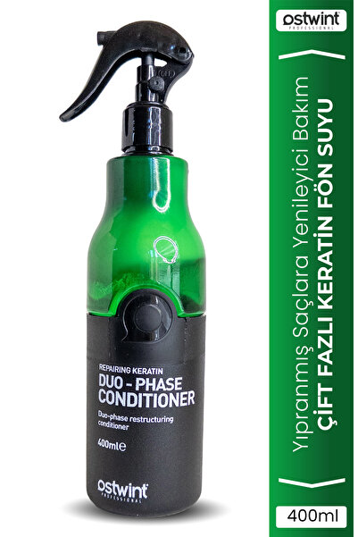 TR Keratin Çift Fazlı Fön Suyu Yenileyici, Isı Ve Renk Koruyucu, Parlaklık Ve...