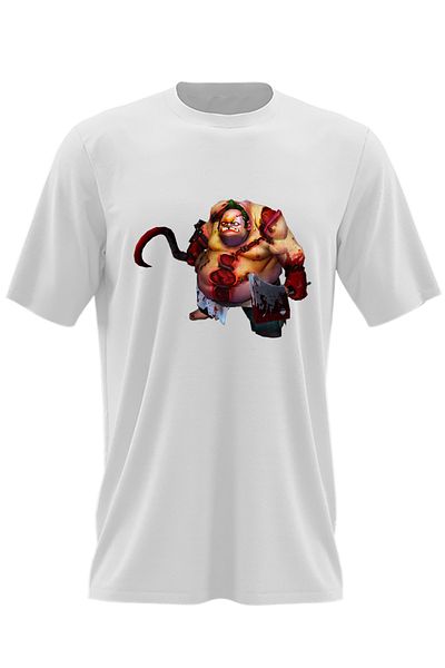 OEM Men's T-shirt Dota 2 Pudge Butcher Hero Horror Halloween Dota2