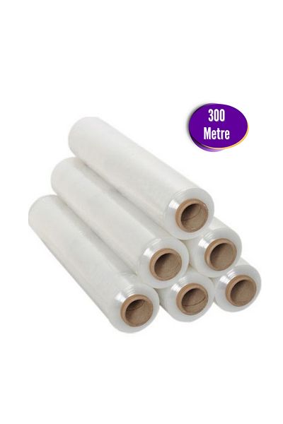 Ledarmy Transparent Pallet Stretch 6 Roll Set 300m X 50cm Durable Packaging Stretch Film Kitchen & Gastronomy