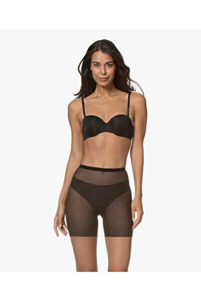 MİSTİRİK Chiloți Fasano Model Transparent Detailed Corset Culoare Neagră 028