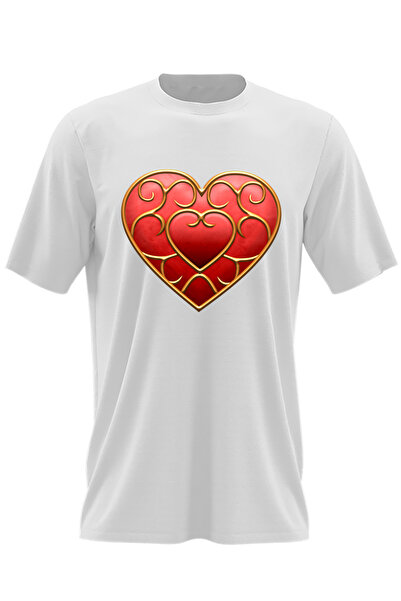 OEM Ανδρικό T-shirt Legend of Zelda Valentine Day Red Heart