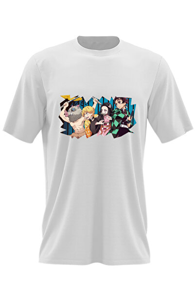 OEM Tricou barbati Demon Slayer Poster Desene Anime