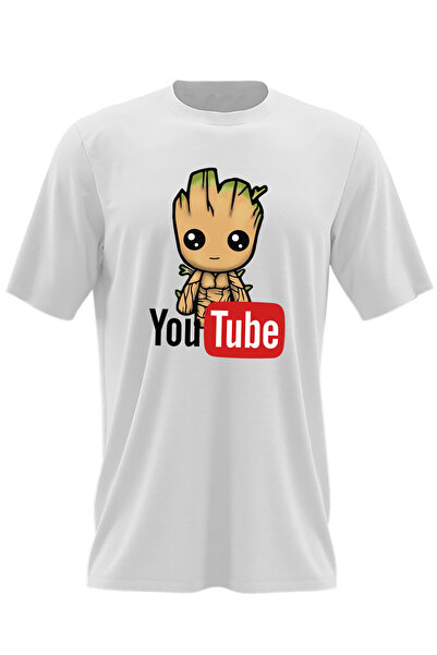 OEM Ανδρικό T-shirt Baby Groot Youtuber