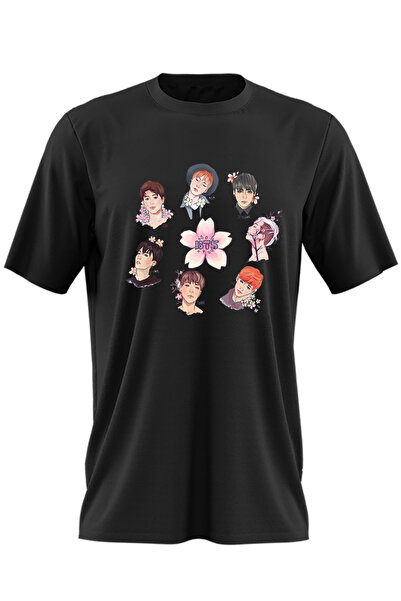 OEM Tricou barbati BTS All Crew Gang Flower