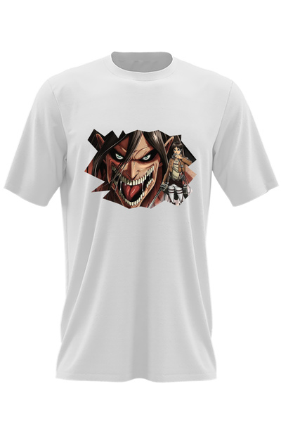 OEM Ανδρικό T-shirt Attack on Titan Eren Yeager GTA Horror
