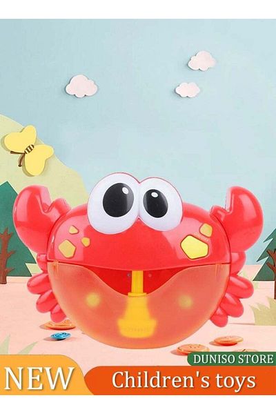 Generic Crab Bubble Bath Maker for The Bathtub. Blows Bubbles and Plays 24 Children’s Songs – Baby, Kids
