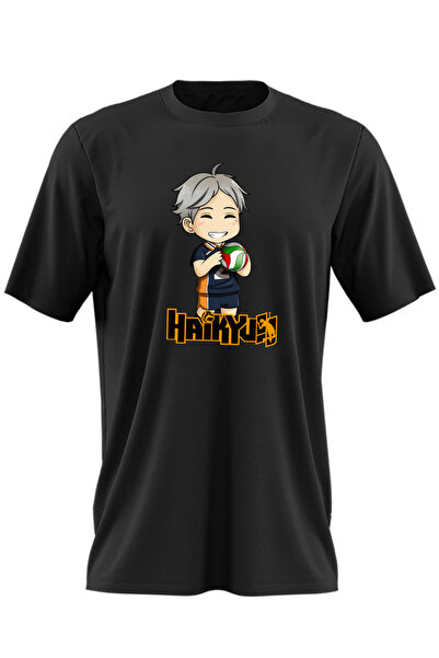 OEM Ανδρικό T-shirt Haikyuu Άλμα εις ύψος Βόλεϊ Haikyu!!