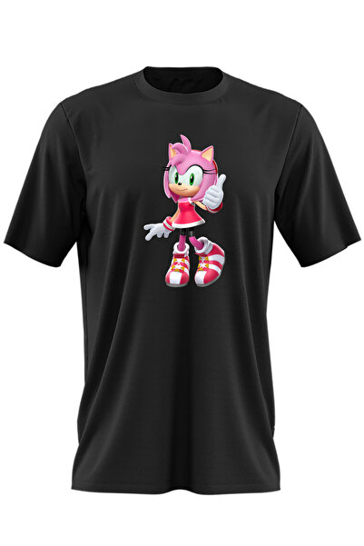 OEM Tricou barbati Sonic Hedgehog Iubita Amy Rose