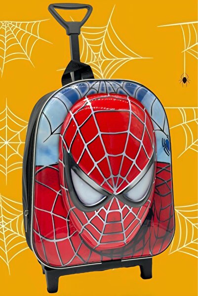 Uniquerrs 2-6 Years Old Kindergarten Nursery Children Themed Wheeled 5D Embossed Printed Backpack and School Bag