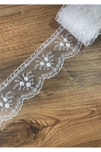 Butik Piyasa Güpür dantel ekru bant 9 metre 1 top fiyatı sofra bezi, masa ört...