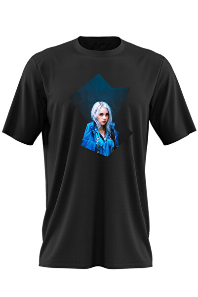 OEM Ανδρικό T-shirt Billie Eilish Dark Pop Music